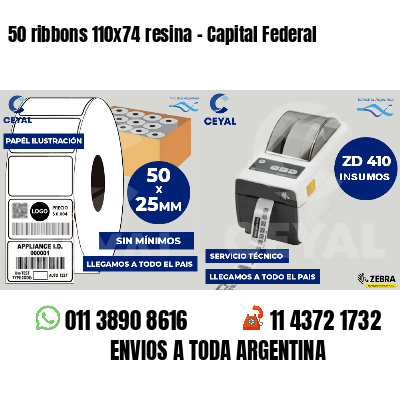 50 ribbons 110x74 resina - Capital Federal