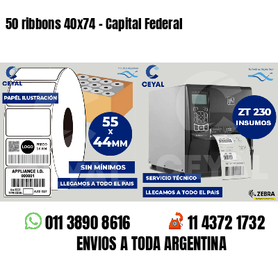 50 ribbons 40x74 - Capital Federal
