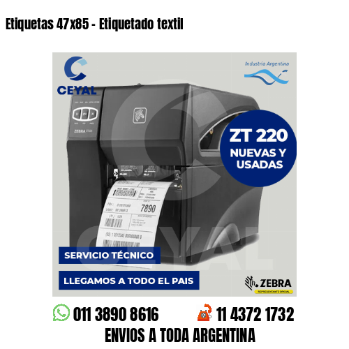Etiquetas 47×85 – Etiquetado textil