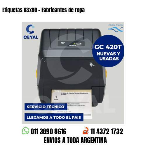 Etiquetas 63×80 – Fabricantes de ropa