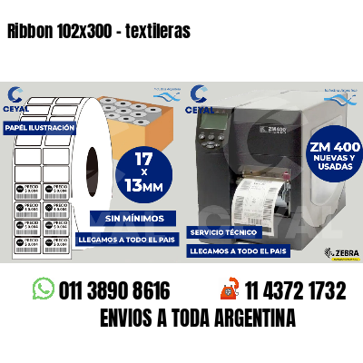 Ribbon 102x300 - textileras