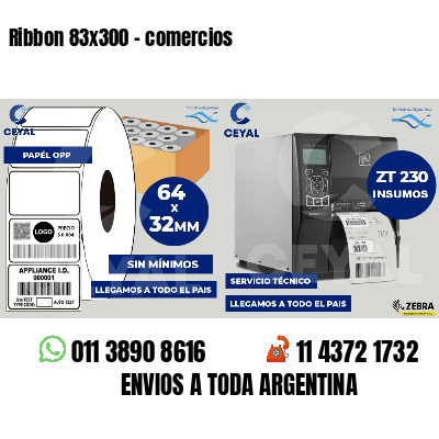 Ribbon 83x300 - comercios