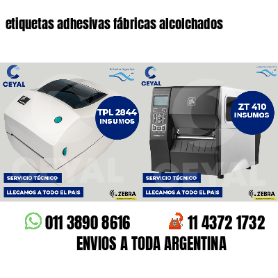 etiquetas adhesivas fábricas alcolchados