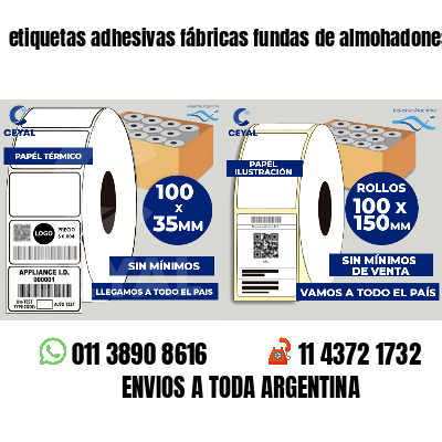 etiquetas adhesivas fábricas fundas de almohadones