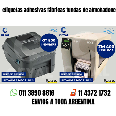 etiquetas adhesivas fábricas fundas de almohadones