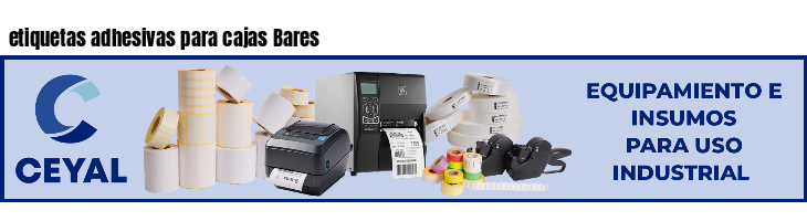 etiquetas adhesivas para cajas Bares