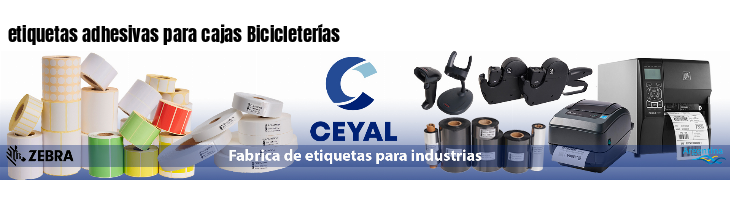 etiquetas adhesivas para cajas Bicicleterías