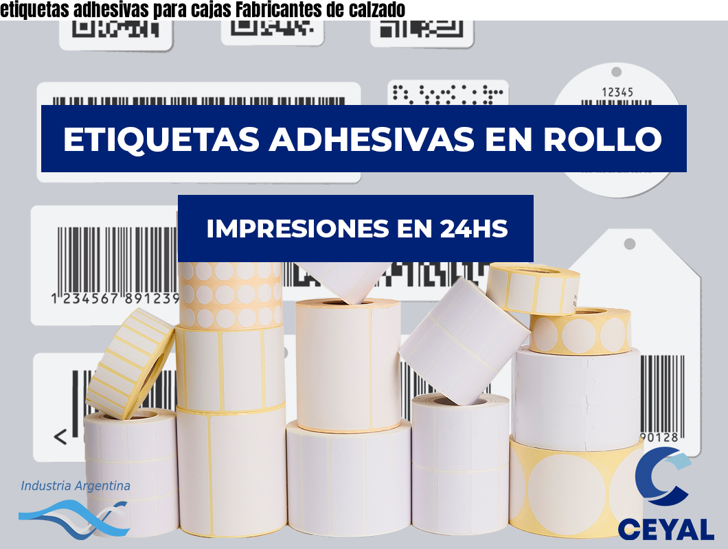 etiquetas adhesivas para cajas Fabricantes de calzado