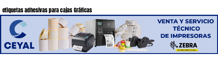 etiquetas adhesivas para cajas Gráficas