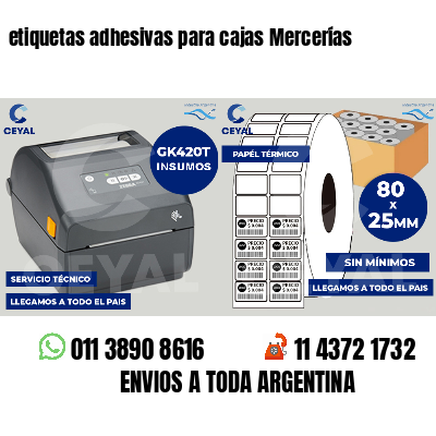 etiquetas adhesivas para cajas Mercerías
