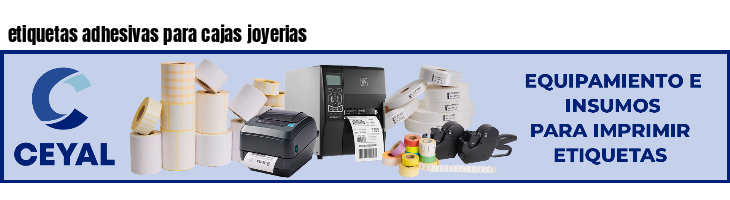 etiquetas adhesivas para cajas joyerias