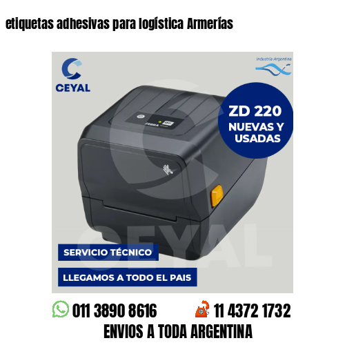etiquetas adhesivas para logística Armerías