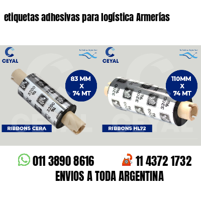 etiquetas adhesivas para logística Armerías