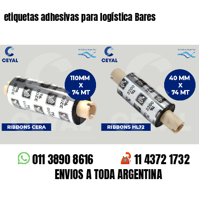 etiquetas adhesivas para logística Bares
