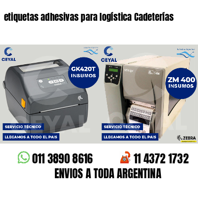 etiquetas adhesivas para logística Cadeterías