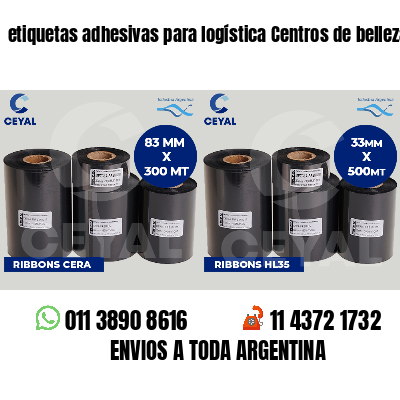 etiquetas adhesivas para logística Centros de belleza