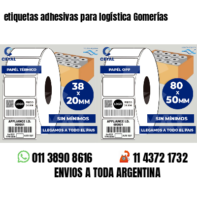 etiquetas adhesivas para logística Gomerías