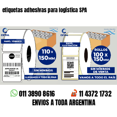 etiquetas adhesivas para logística SPA