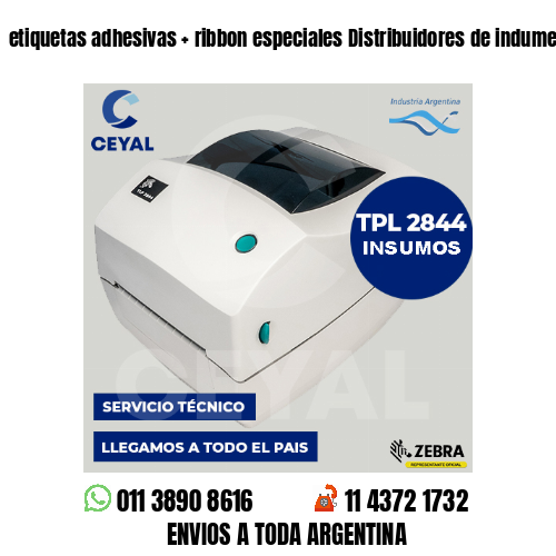 etiquetas adhesivas   ribbon especiales Distribuidores de indumentaria