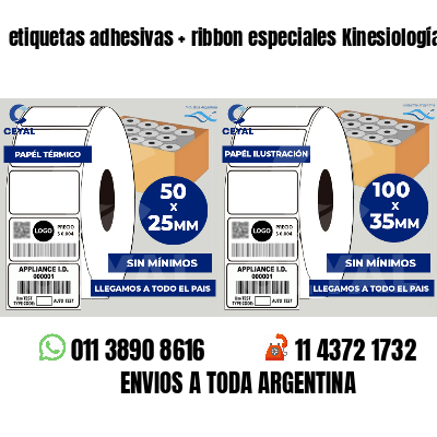 etiquetas adhesivas   ribbon especiales Kinesiología