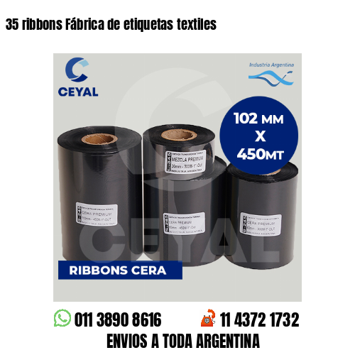 35 ribbons Fábrica de etiquetas textiles