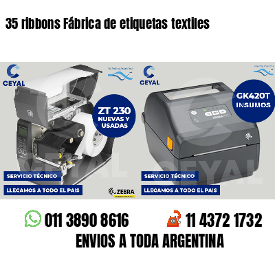 35 ribbons Fábrica de etiquetas textiles