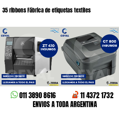 35 ribbons Fábrica de etiquetas textiles