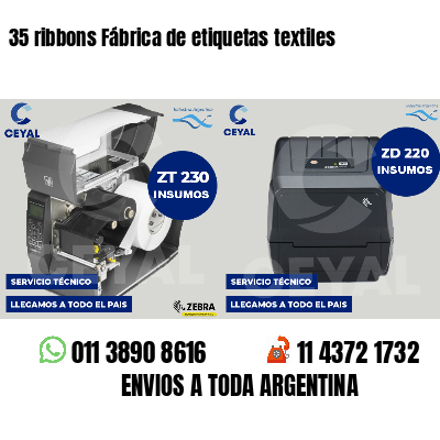 35 ribbons Fábrica de etiquetas textiles
