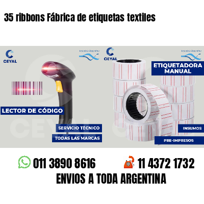 35 ribbons Fábrica de etiquetas textiles