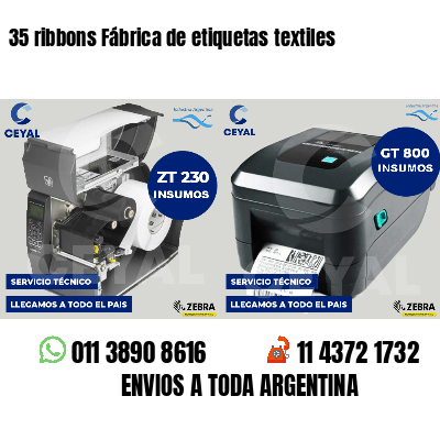 35 ribbons Fábrica de etiquetas textiles