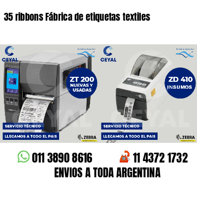 35 ribbons Fábrica de etiquetas textiles