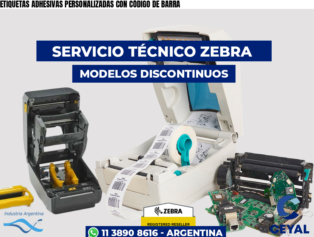 ETIQUETAS ADHESIVAS PERSONALIZADAS CON CÓDIGO DE BARRA