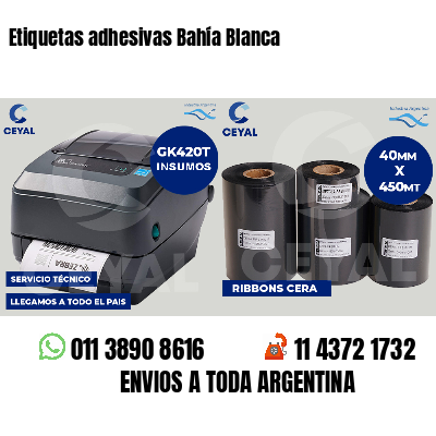Etiquetas adhesivas Bahía Blanca