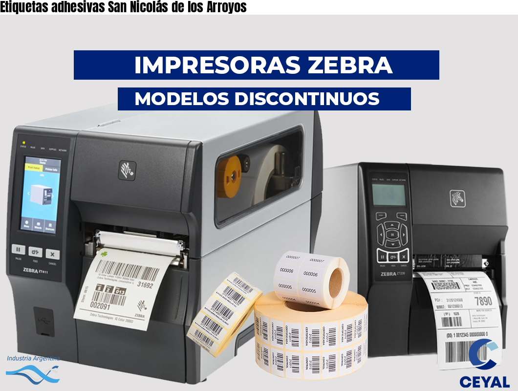 Etiquetas adhesivas San Nicolás de los Arroyos