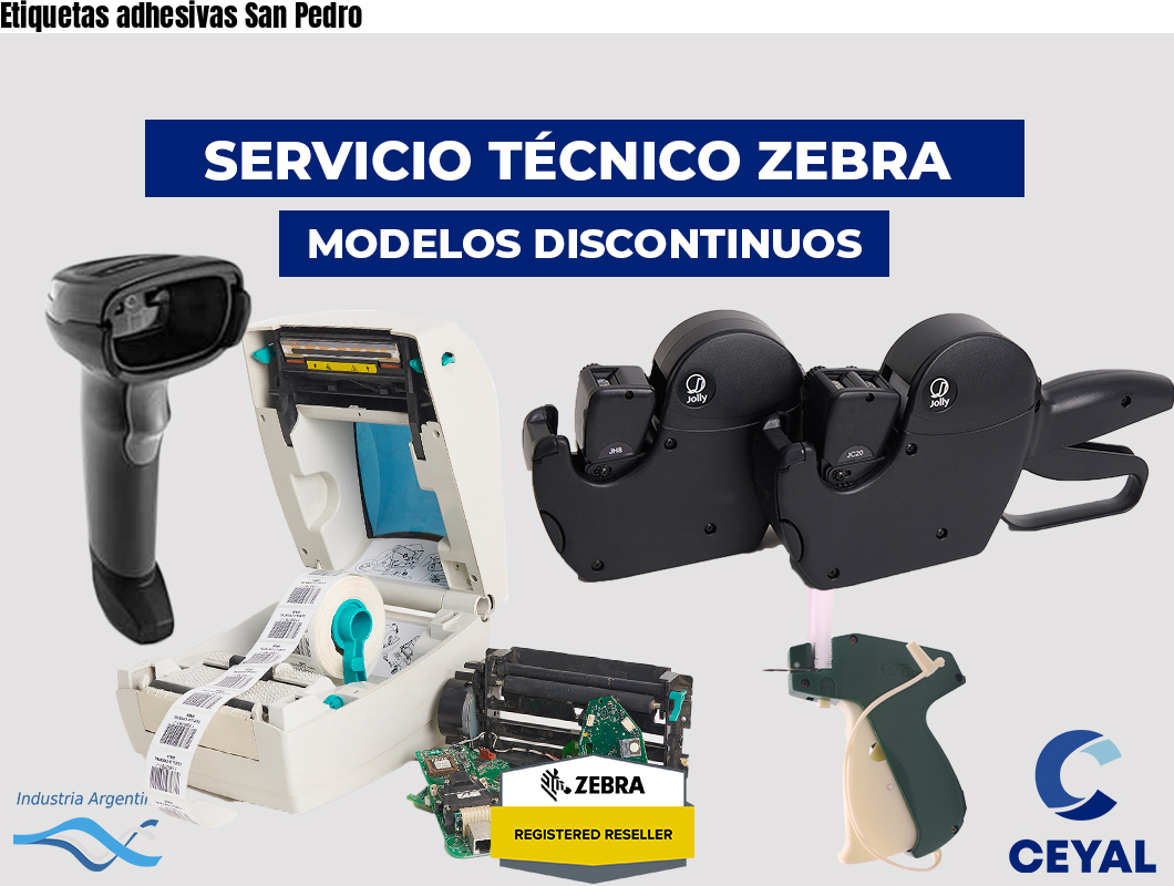 Etiquetas adhesivas San Pedro