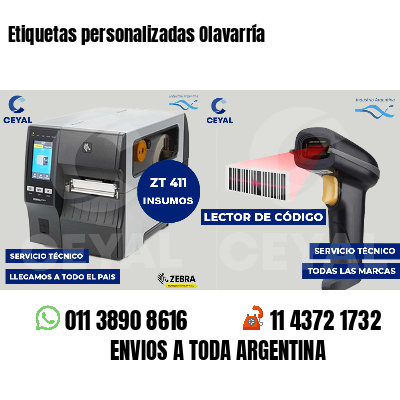 Etiquetas personalizadas Olavarría