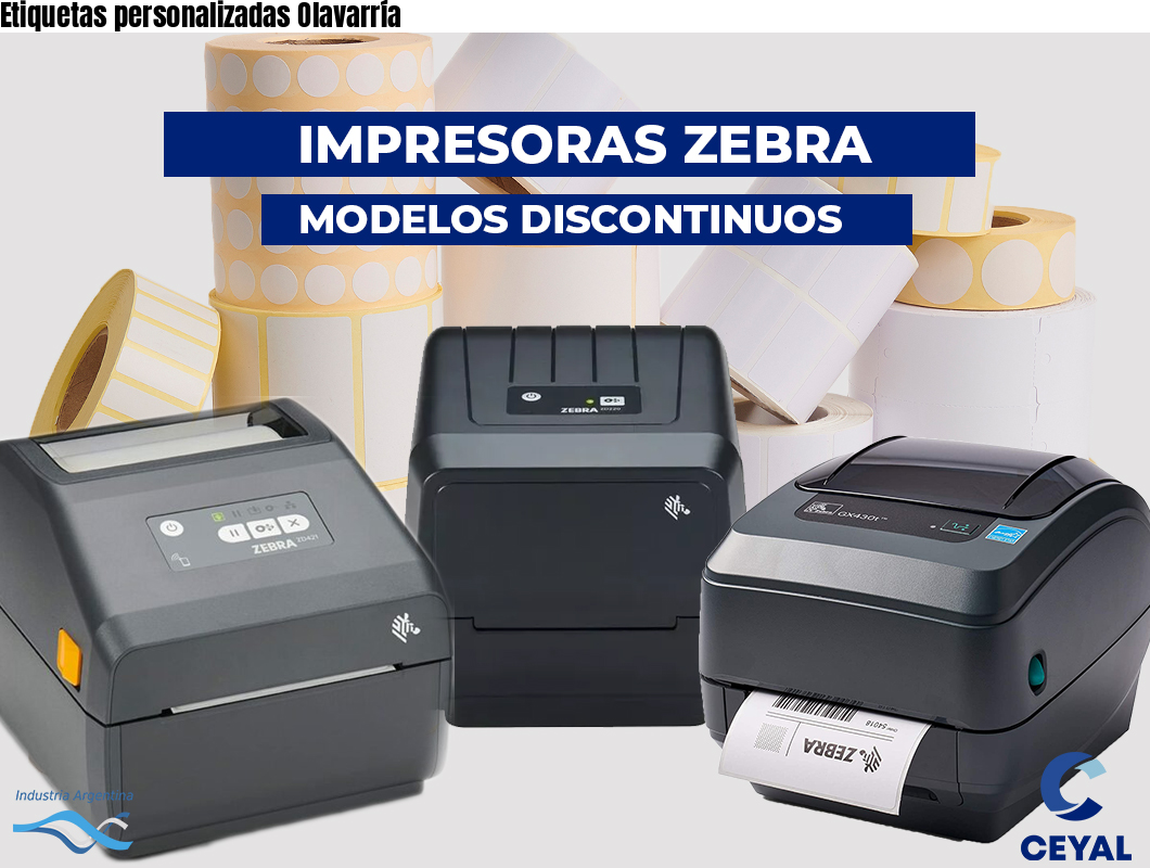 Etiquetas personalizadas Olavarría