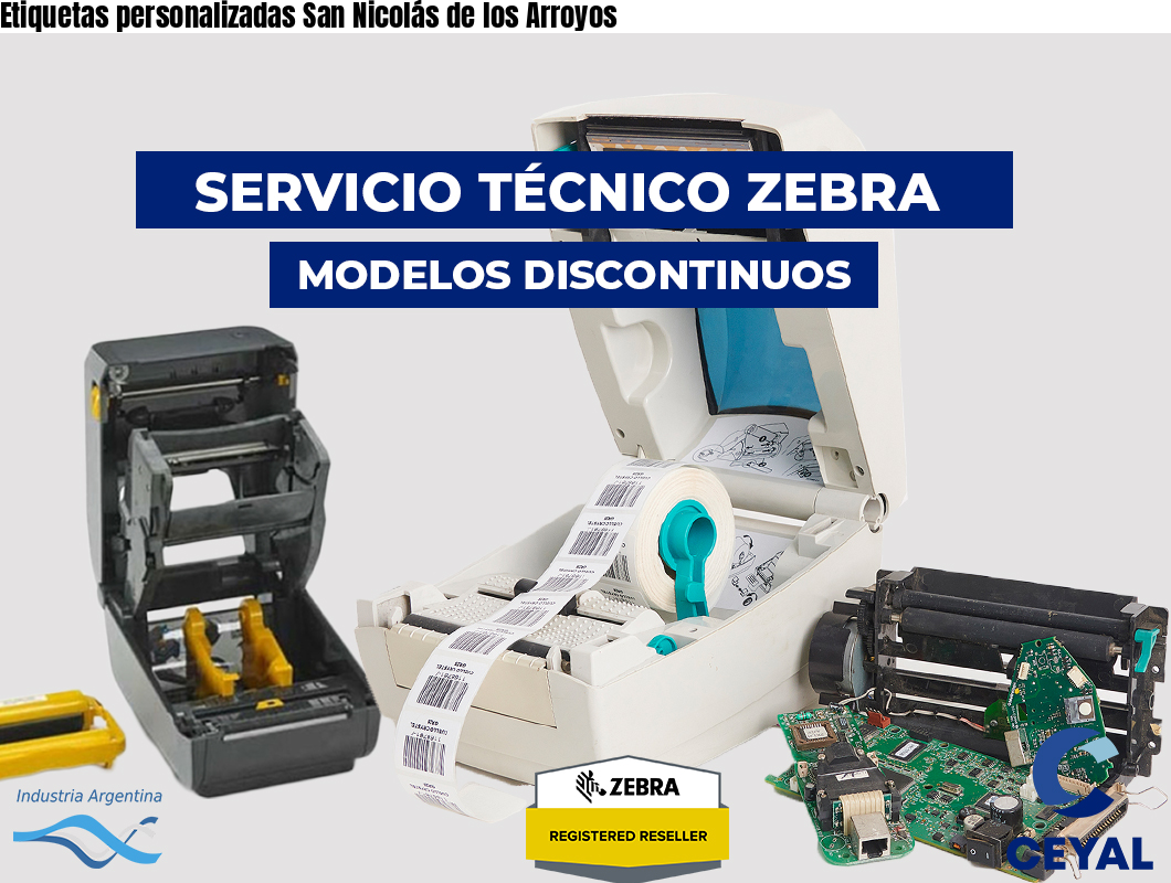 Etiquetas personalizadas San Nicolás de los Arroyos