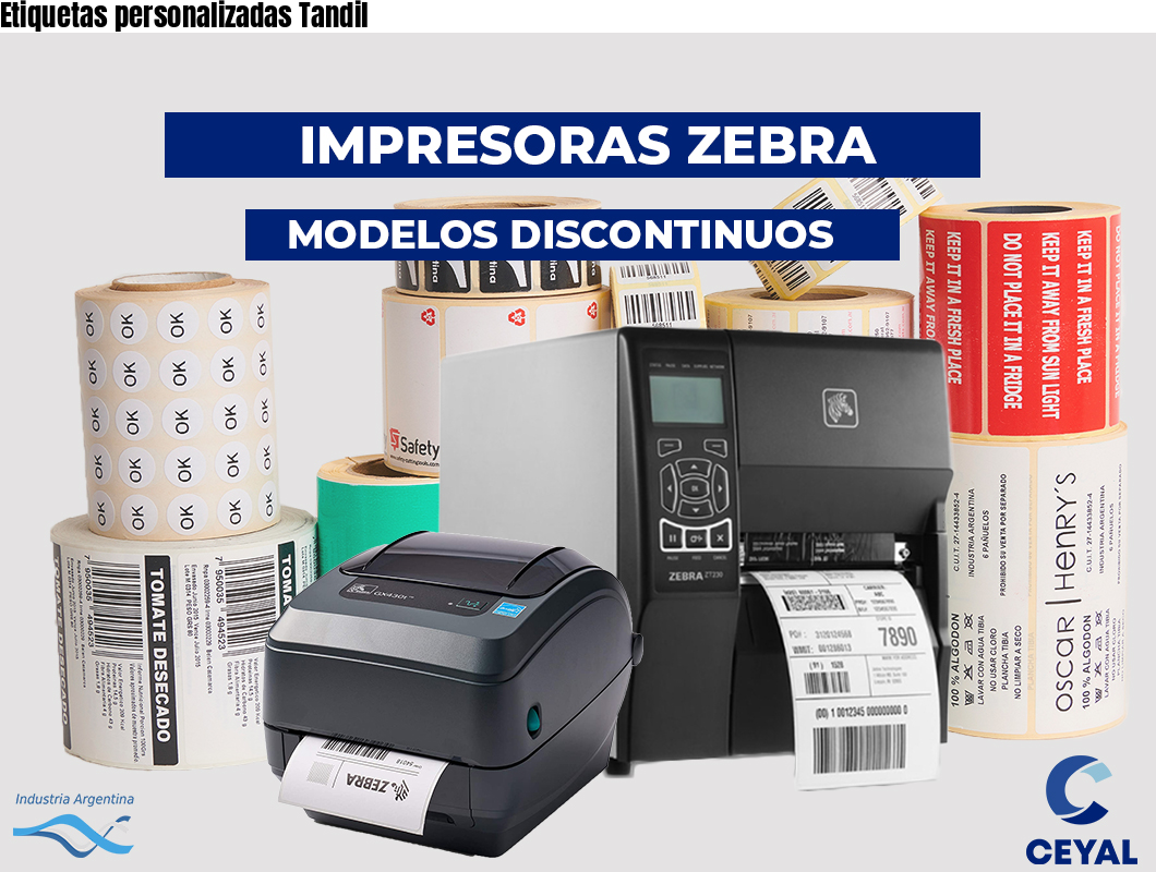 Etiquetas personalizadas Tandil