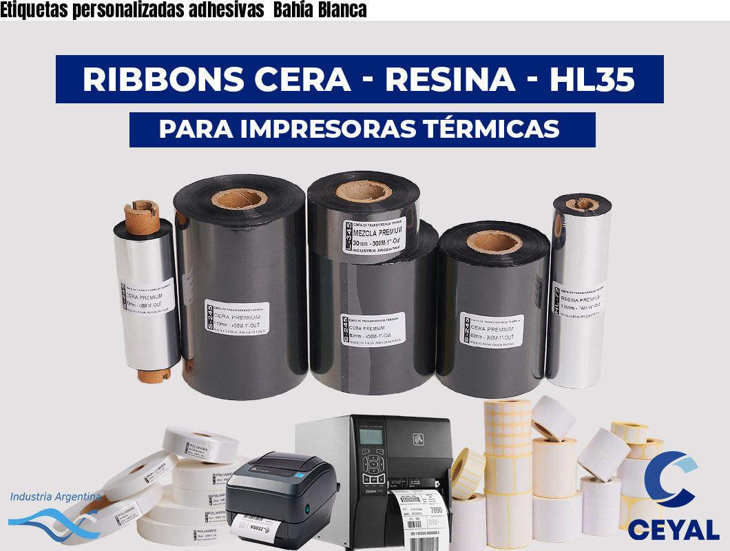 Etiquetas personalizadas adhesivas  Bahía Blanca