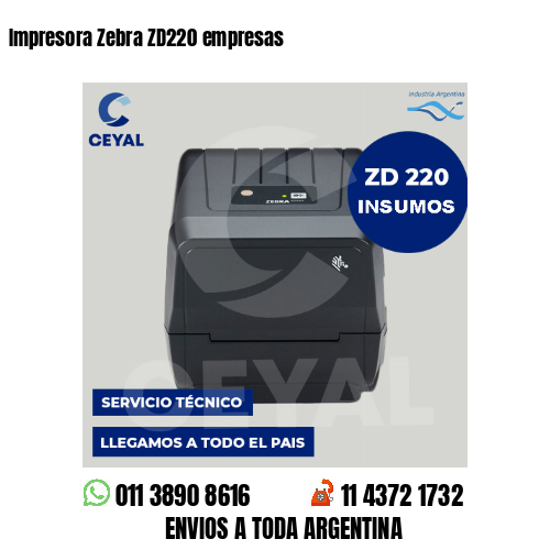 Impresora Zebra ZD220 empresas