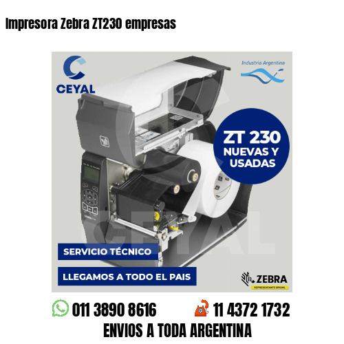 Impresora Zebra ZT230 empresas