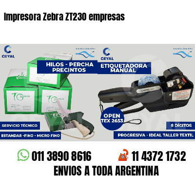 Impresora Zebra ZT230 empresas