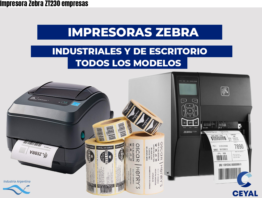 Impresora Zebra ZT230 empresas