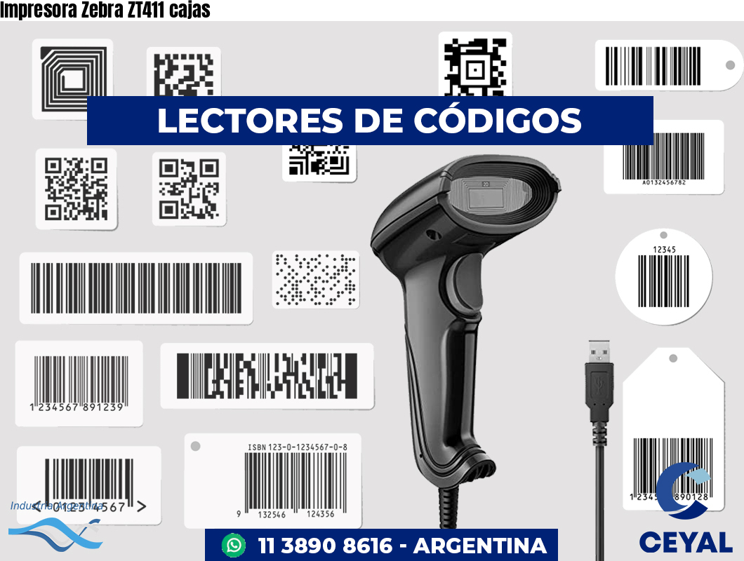 Impresora Zebra ZT411 cajas