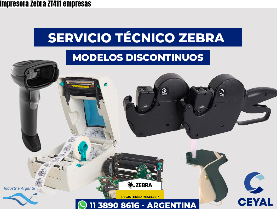 Impresora Zebra ZT411 empresas