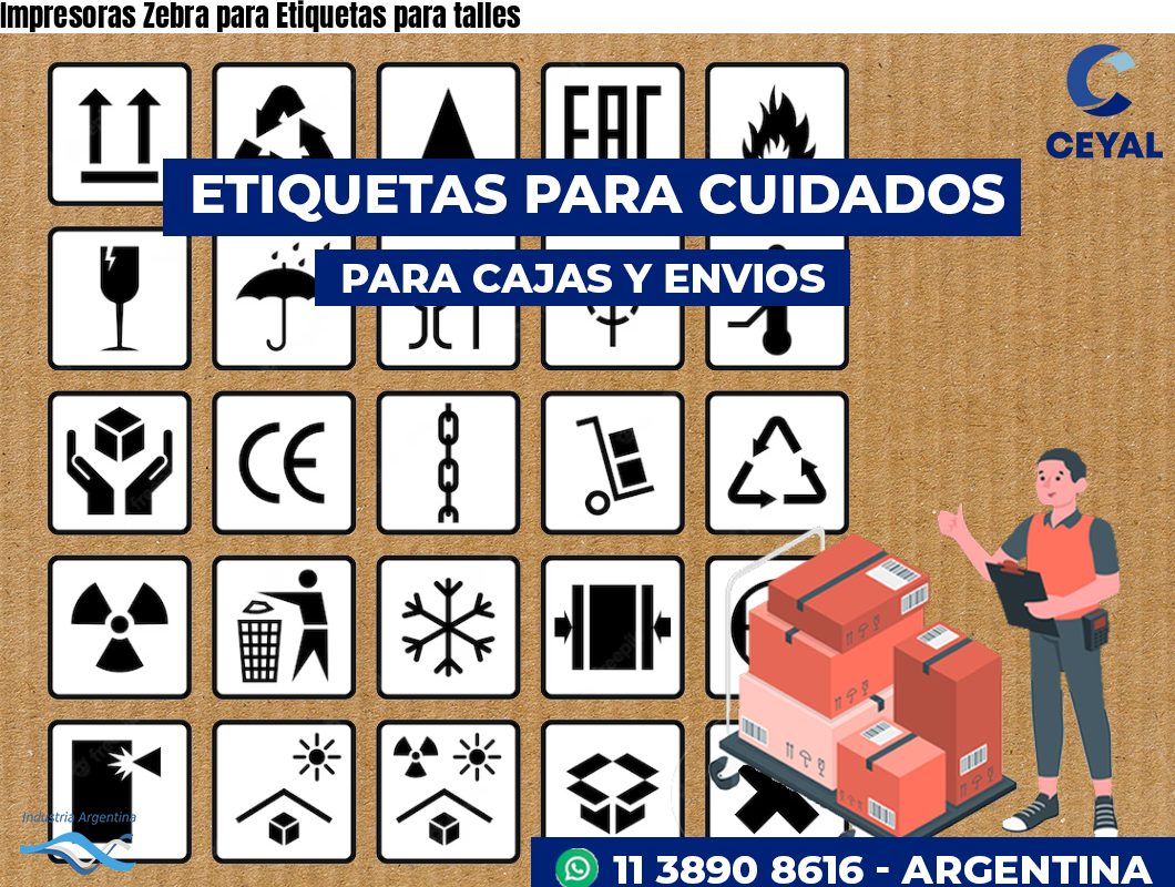 Impresoras Zebra para Etiquetas para talles