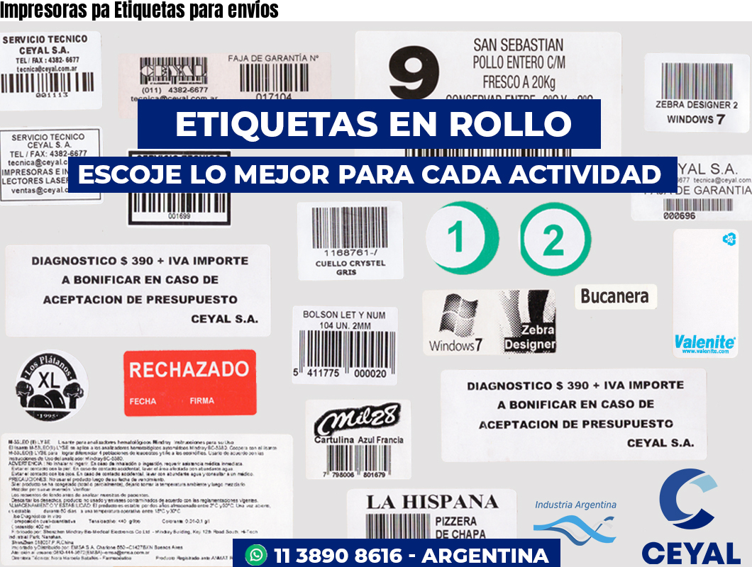 Impresoras pa Etiquetas para envíos
