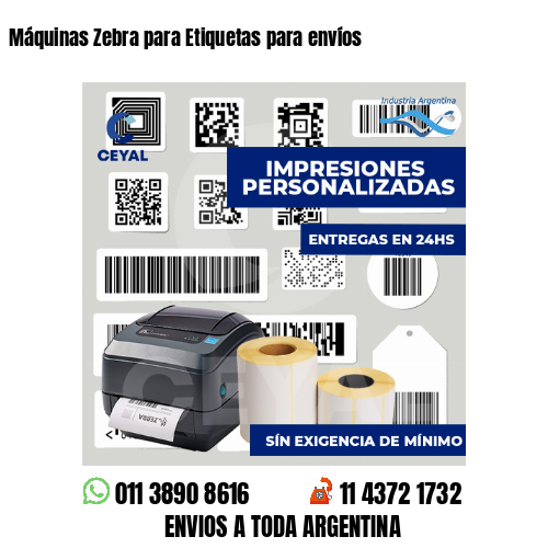 Máquinas Zebra para Etiquetas para envíos
