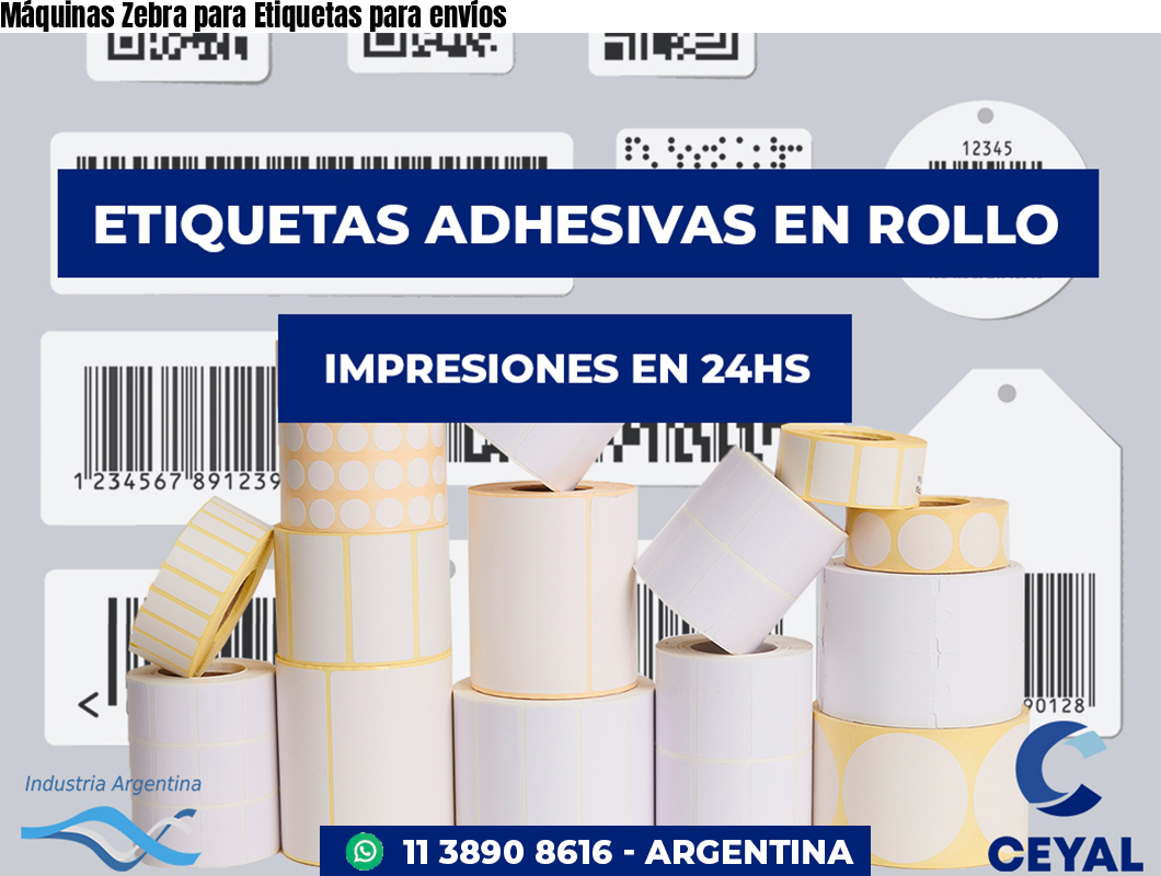 Máquinas Zebra para Etiquetas para envíos